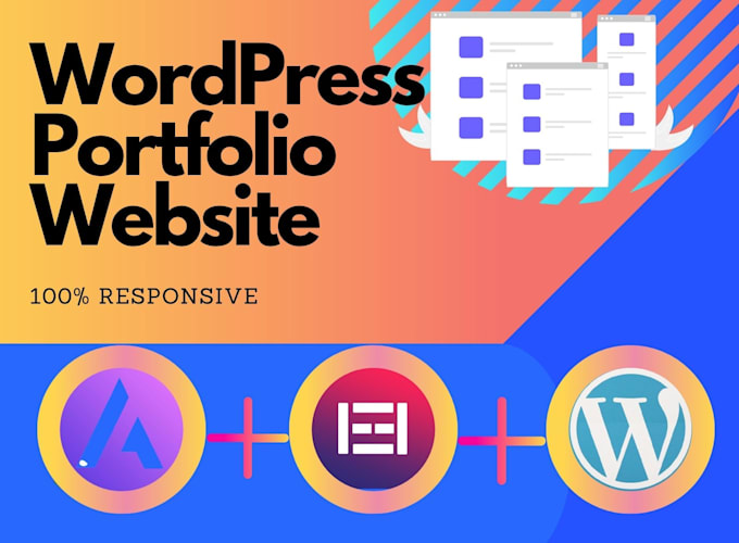 create a portfolio website with wordpress