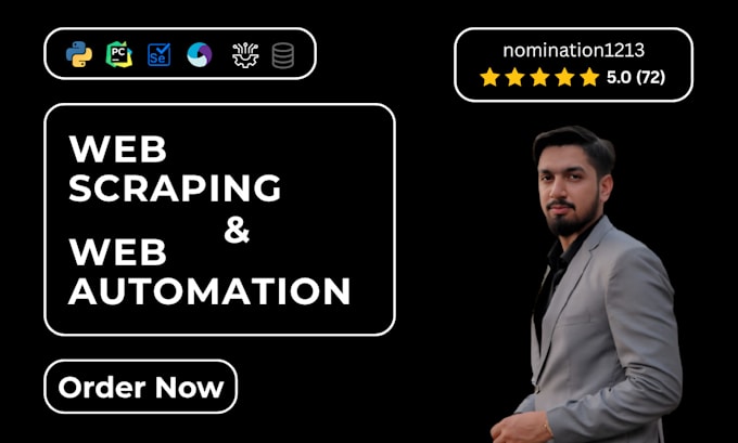 do web scrapping and web automation in python