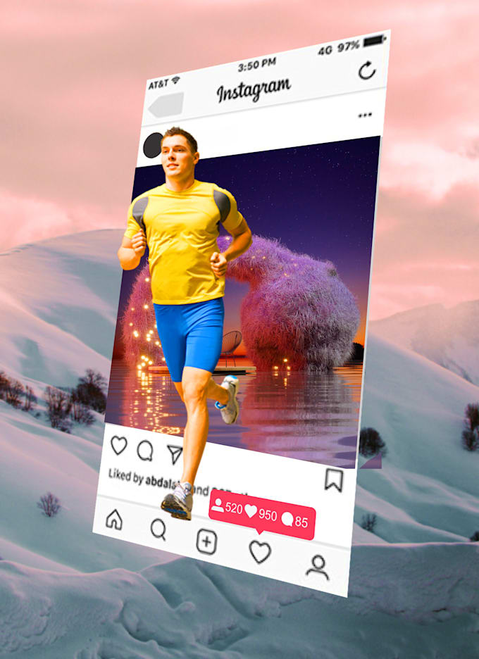 edit your picture into 3d instagram post