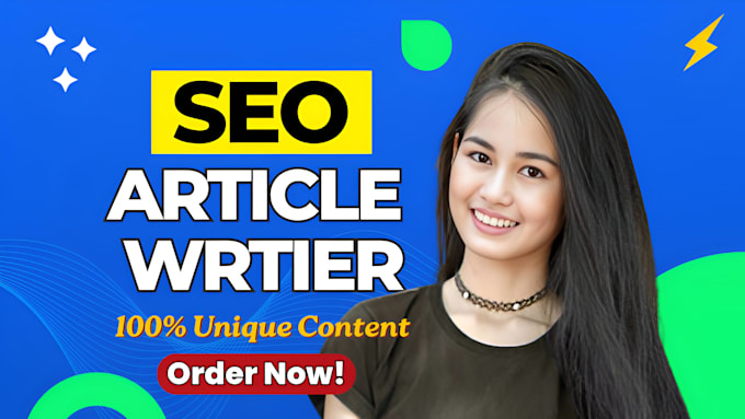 write SEO blog posts and articles