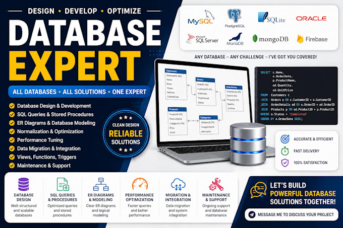 design sql server databases write queries and create er diagrams
