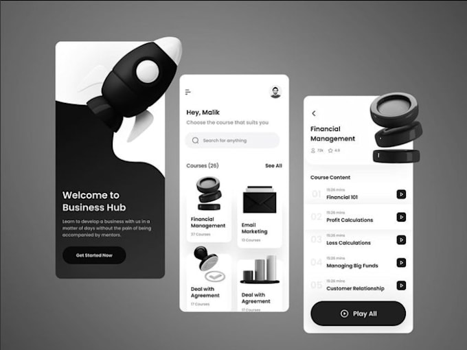 Design a stunning ui ux mobile and web using adobe xd, photoshop figma ...