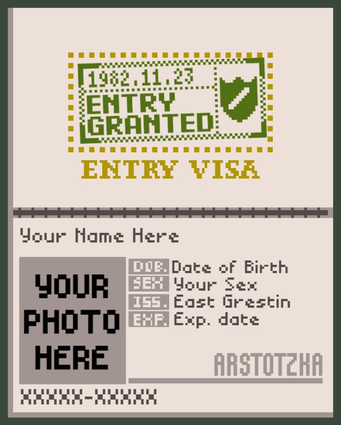 papers please passport day over screen