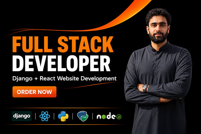 be your full stack developer for django and react website development