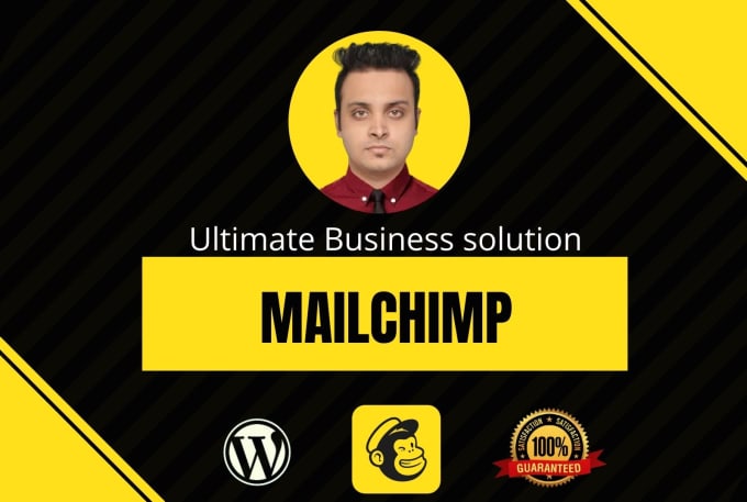 Design mailchimp email template campaign setup and email marketing by