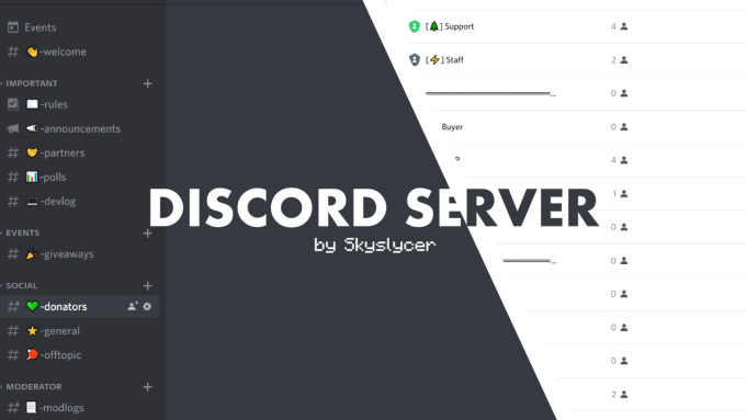 Create a beautiful discord server by Skyslycer | Fiverr