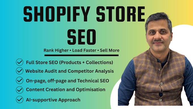 do full SEO optimization for shopify store