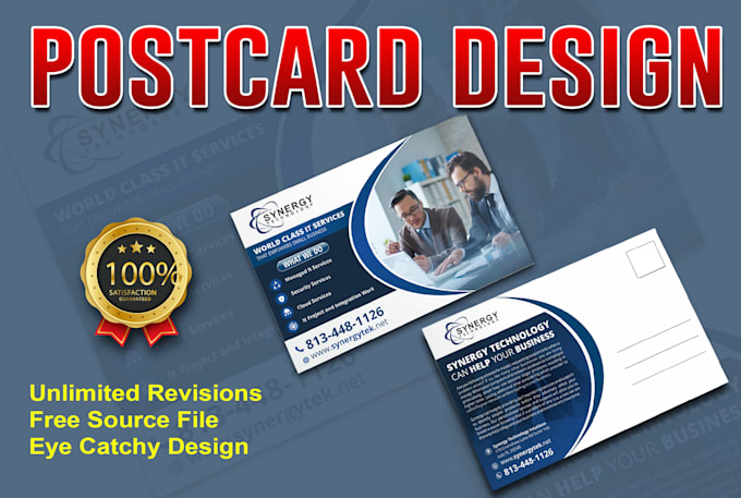 create high quality awesome postcard design,eddm, flyer design, brochure design