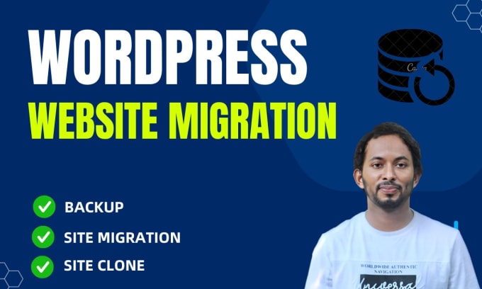 migrate or transfer your website to a new domain or hosting within 24h