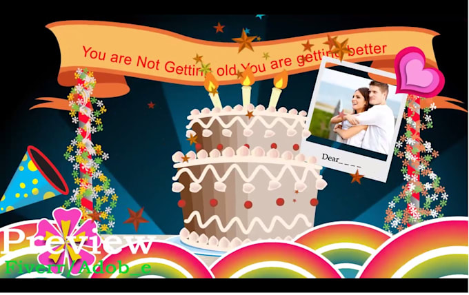 make greeting videos for your love one