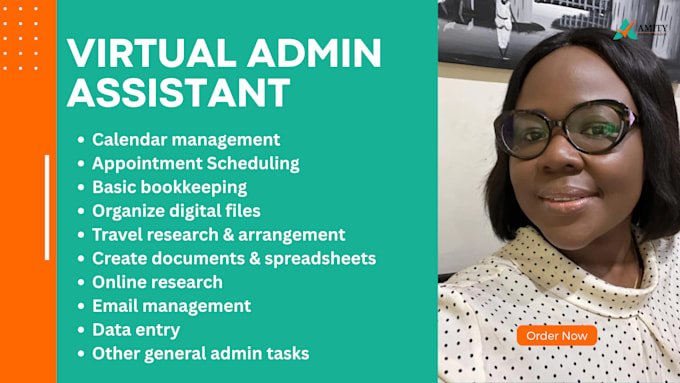 be your virtual admin and executive assistant