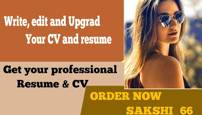 Upgrade Cv From File Write, edit and upgrade your cv and resume by Sakshi_66 | Fiverr