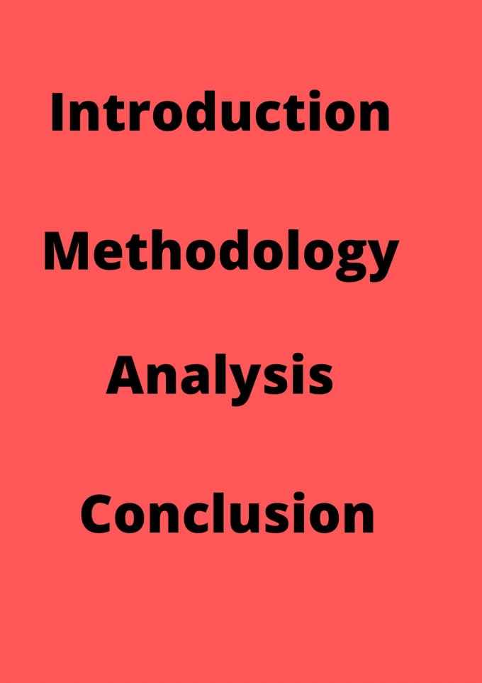 introduction methodology conclusion