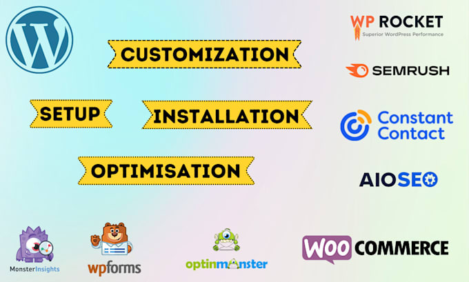 install and configure wordpress plugins you want