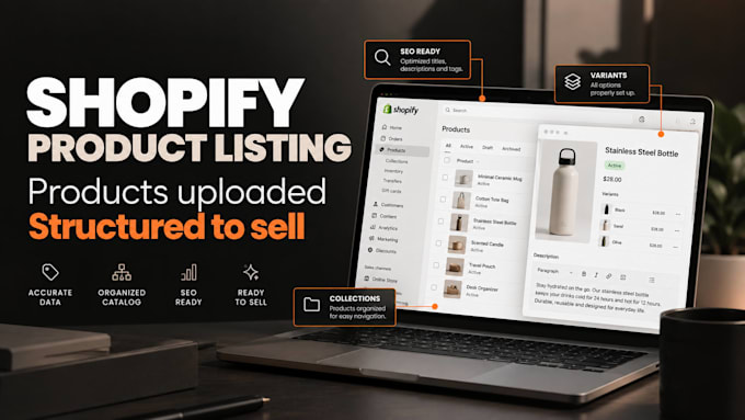 be your shopify product listing specialist for SEO and setup