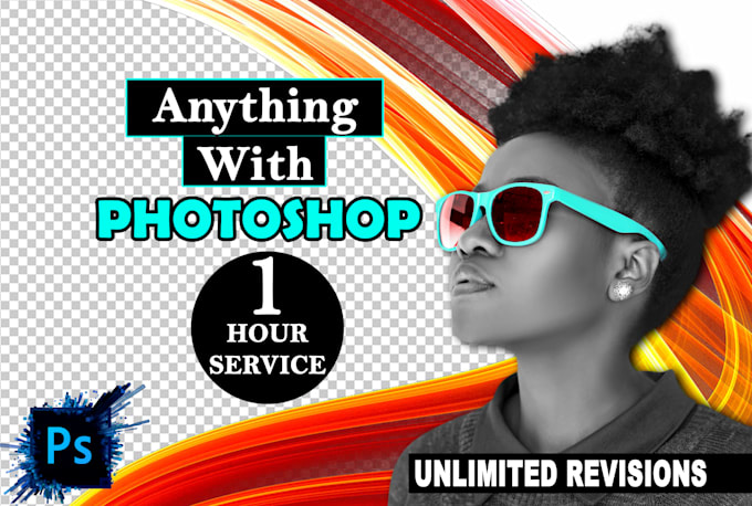 do quick adobe photoshop editing in 1 hours