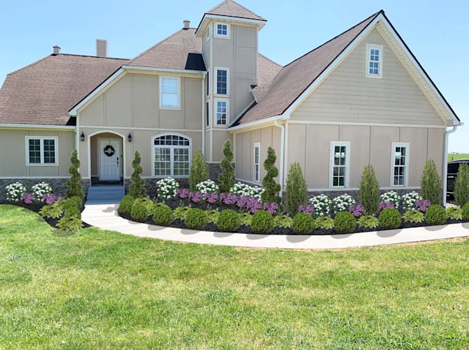 do architectural landscape design, 2d and 3d representations