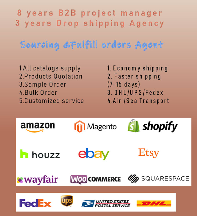 be your fba warehouse drop shipper from china