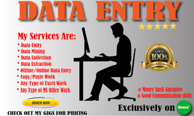 do data entry typing work of all type