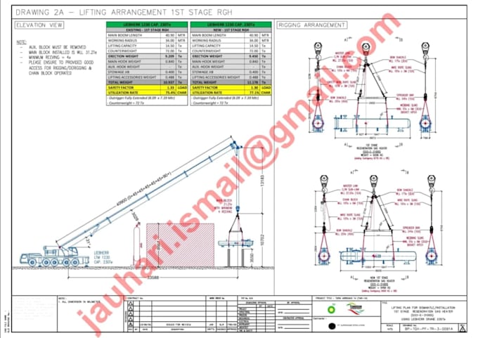 help you to create heavy lifting and rigging plan