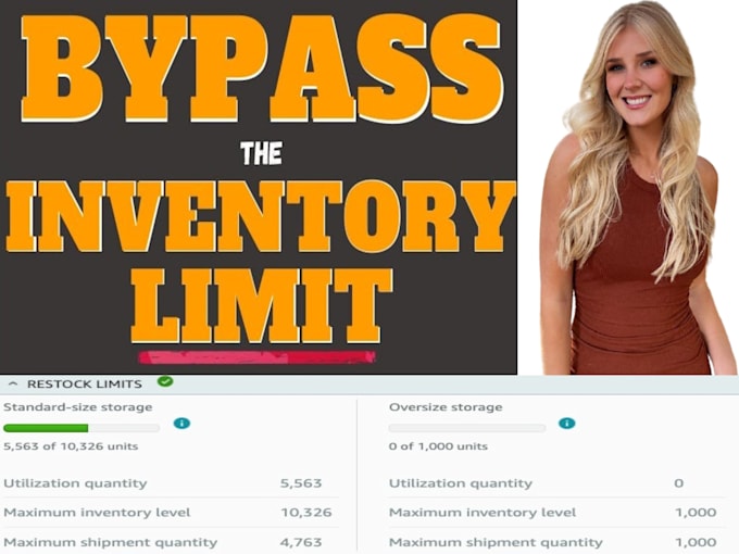 Remove amazon inventory limit and create unlimited shipment by