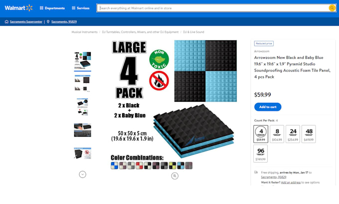 create professional walmart product listing