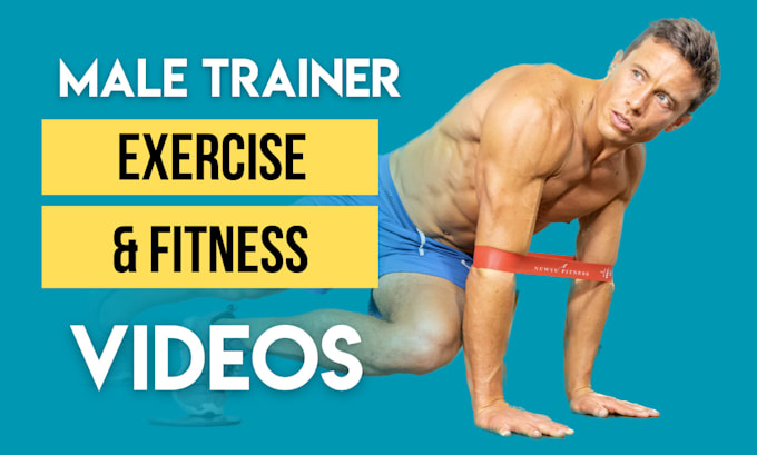 create 4k male fitness videos for your product or brand