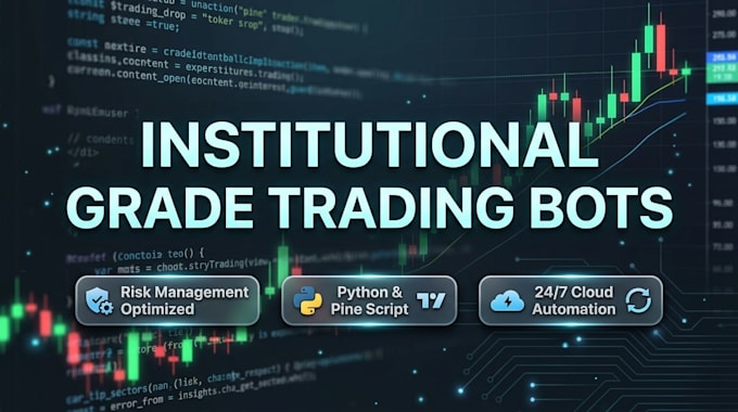 code a custom algorithmic crypto trading bot in python or pinescript