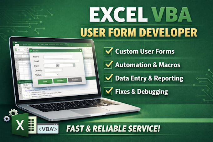 make an attractive excel data entry forms with excel macro