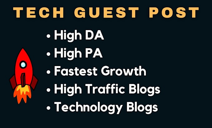 publish tech guest posts on technology approved blogs