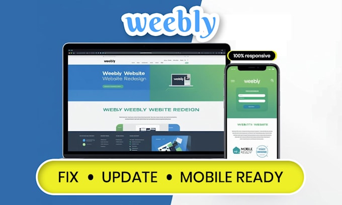 fix, redesign and optimize your weebly website for mobile and SEO