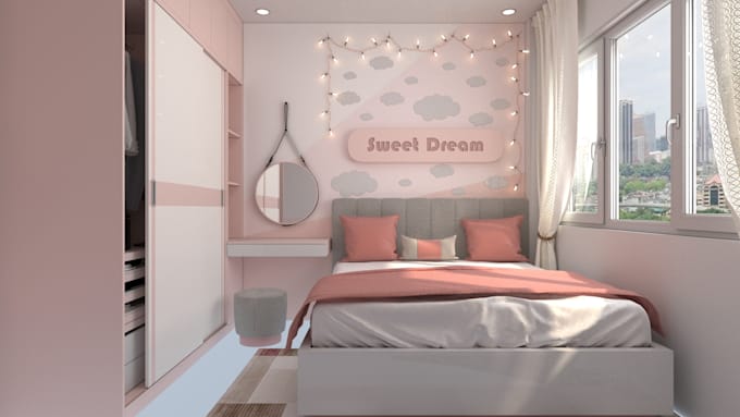 design and render  interior