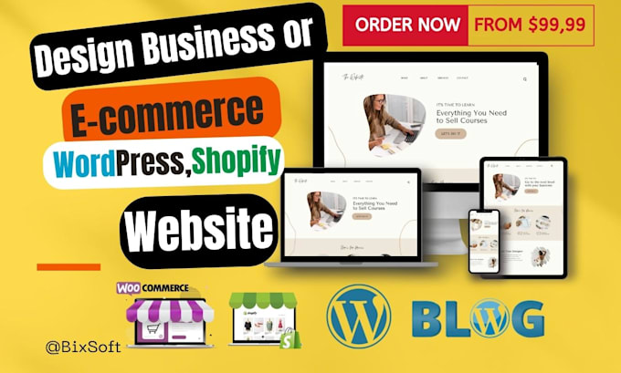 develop a professional ecommerce online store website
