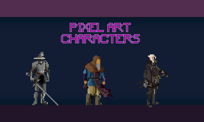 draw pixel art for your characters