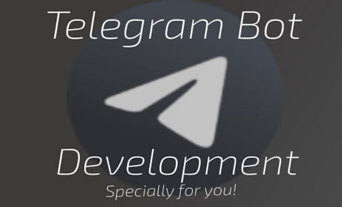 Create a telegram bot with python by Johngrig | Fiverr