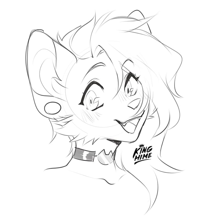 draw cute femboy furry