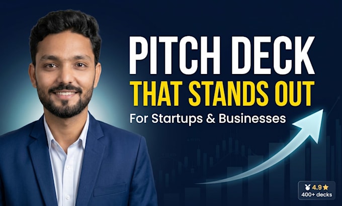 design startup pitch decks and powerpoint presentations
