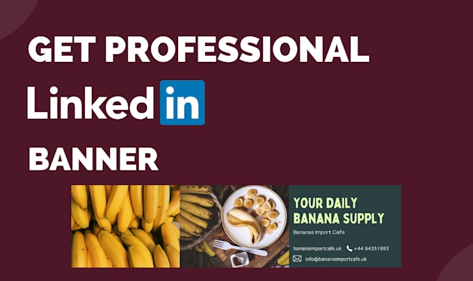 Design a professional linkedin banner for your business page by ...