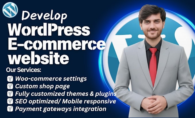 develop wordpress ecommerce store, website, online shop