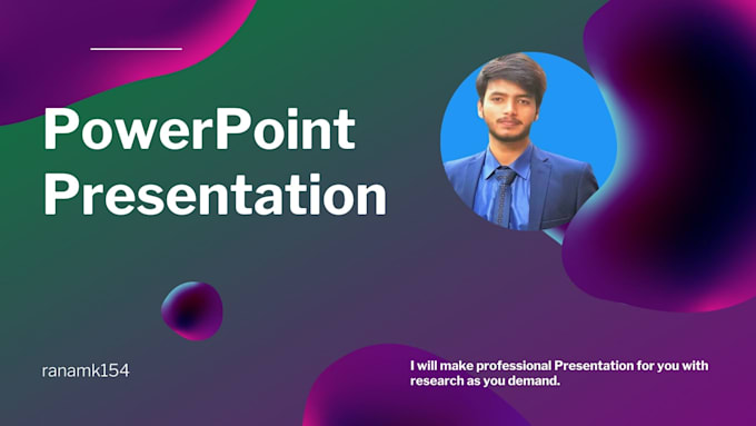 make ppt design and business powerpoint presentation slides