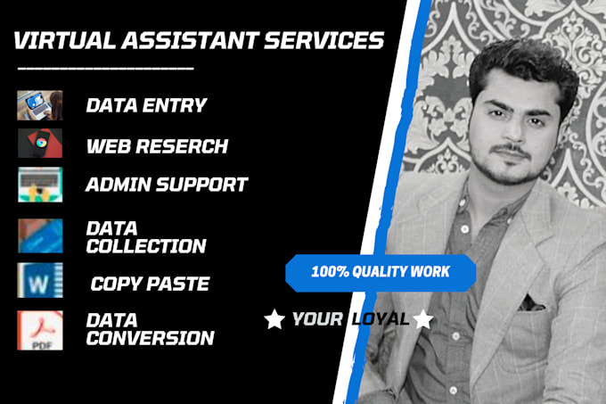 Do any virtual assistant, copy paste and data entry job by Ranaawais625 ...