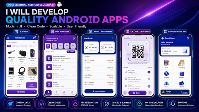develop quality android mobile apps