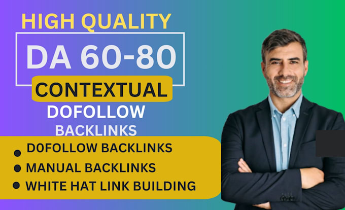 do 5000 high quality contextual SEO dofollow authority backlinks link building