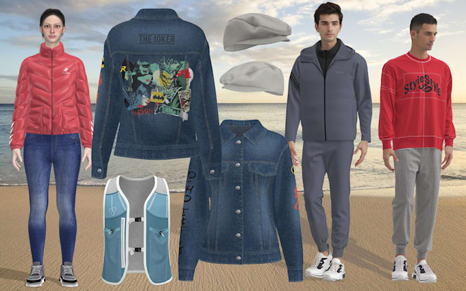 create 3d fashion design mockup in 24 hours in clo3d