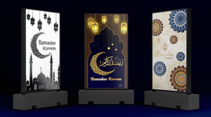 design professional rollup banner, and retractable standee
