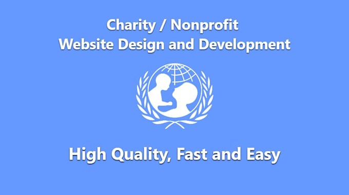 create a website for your charity, nonprofit organization