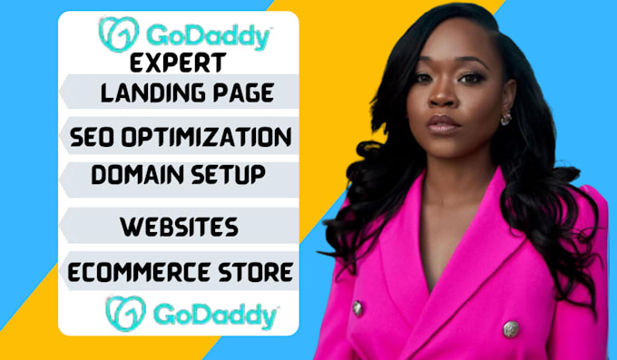 Godaddy website redesign and godaddy website design by Chris fisher
