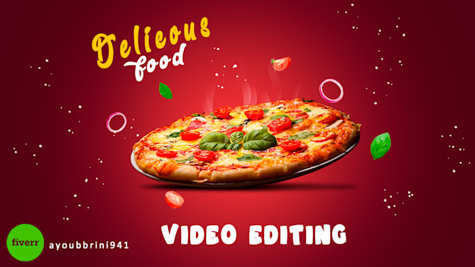 do professional food video editing