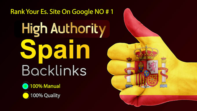 do 25 spanish high da dofollow authority backlinks,link building spain seo