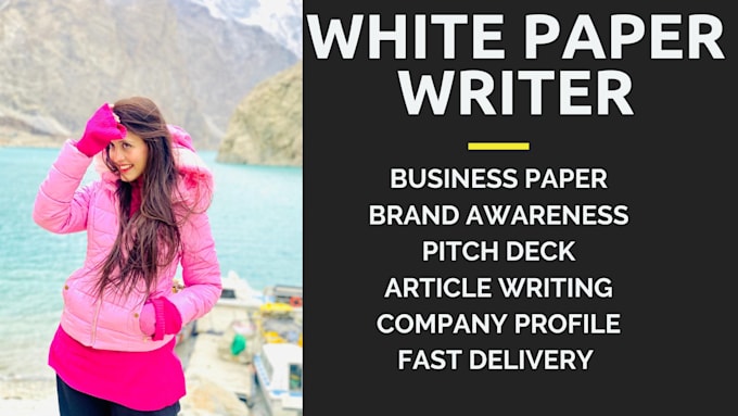 write remarkable business papers and company profile